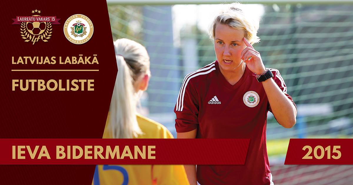 Bidermane voted best player in Latvia